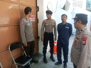 Polisi Siagakan Personel 24 Jam Pengamanan Gudang Logistik KPU Kota Madiun