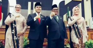 Keempat Pimpinan DPRD Kabupaten Pasuruan 2024-2029 Resmi Dilantik