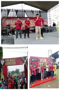 KPU Kabupaten Pasuruan Menggelar FUN WALK (Sosialisasi Pilkada Serentak 2024 Kabupaten Pasuruan)