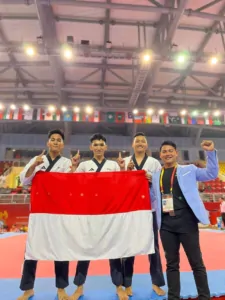 Tim Taekwondo Polri Sabet 7 Emas di Kejuaraan Terbuka Quang Ninh Vietnam