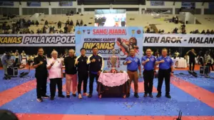 Penutupan Kejurnas Karate INKANAS Kapolri Cup 2024, Wakakor Brimob Polri Apresiasi Sportivitas Atlet